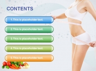 라인 토마토 PPT 템플릿 건강을 위한 다이어트_슬라이드2