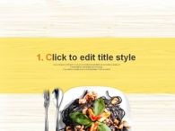 조리법 주황색 PPT 템플릿 심플한 요리 레시피 템플릿_슬라이드2