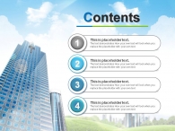 고층빌딩 하늘 PPT 템플릿 친환경 도시 계획 템플릿(자동완성형포함)_슬라이드2