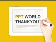 원색 강렬한 PPT 템플릿 심플한 일러스트 테블릿 사업계획서_슬라이드4