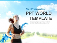 바디 몸 PPT 템플릿 건강을 위한 규칙적인 조깅(자동완성형포함)_슬라이드1