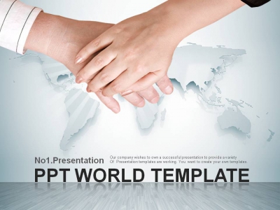 화이팅 파트너 PPT 템플릿 세계와 하나되는 화합(자동완성형포함)