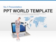 웹 인터넷 PPT 템플릿 온라인 항공 예약 시스템(자동완성형포함)_슬라이드1