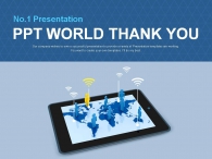 지도 세계 PPT 템플릿 글로벌 와이파이 로밍_슬라이드4