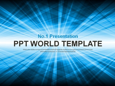 분산 포인트 PPT 템플릿 심플한 비즈니스 라인 그래픽