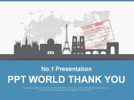 편지 엽서 PPT 템플릿 세계의 관광명소 여행(자동완성형포함)_슬라이드36