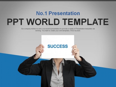 서명 서명하다 PPT 템플릿 성공적인 비즈니스 전략