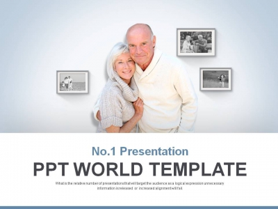 어버이날 휴가 PPT 템플릿 행복한 노인복지 프로젝트(자동완성형포함)(메인)