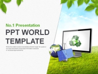 디자인 그래픽 PPT 템플릿 친환경 에너지 개발 프로젝트(자동완성형포함)_슬라이드1