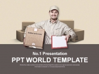 상자 사인 PPT 템플릿 물류 서비스 비즈니스(자동완성형포함)_슬라이드1