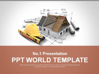 면 라인 PPT 템플릿 건축과 설계 비즈니스(자동완성형포함)