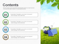 디자인 그래픽 PPT 템플릿 친환경 에너지 개발 프로젝트_슬라이드1