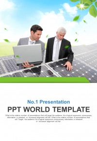 노트북 검사 PPT 템플릿 친환경 에너지 개발 연구