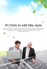 노트북 검사 PPT 템플릿 친환경 에너지 개발 연구_슬라이드2