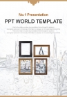 미술품 작품 PPT 템플릿 명화를 담은 액자(자동완성형포함)_슬라이드1