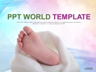육아 어린이 PPT 템플릿 귀여운 아가의 기념일(자동완성형포함)_슬라이드1