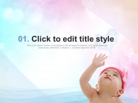 육아 어린이 PPT 템플릿 귀여운 아가의 기념일(자동완성형포함)_슬라이드3