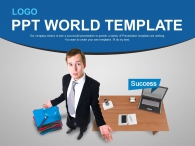 사무실 회사 PPT 템플릿 성공을 위한 비즈니스(자동완성형포함)_슬라이드1