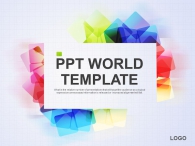 박스 상자 PPT 템플릿 파스텔톤의 사각도형들(자동완성형포함)_슬라이드1