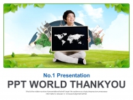 심플한 깔끔한 PPT 템플릿 글로벌 교육_슬라이드4