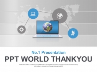심플한 깔끔한 PPT 템플릿 글로벌 네트워크 비즈니스_슬라이드4