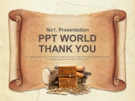 여행 배 PPT 템플릿 보물찾기 세계여행_슬라이드4