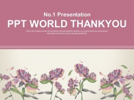 드로잉 미술 PPT 템플릿 아름다운 꽃 일러스트(자동완성형포함)_슬라이드36