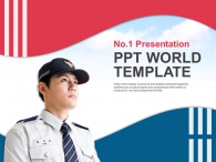 깔끔 경찰의날 PPT 템플릿 멋진 대한민국 경찰(자동완성형포함)_슬라이드1