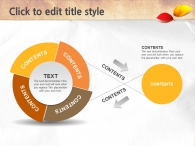 잎사귀 빈티지 PPT 템플릿 아름다운 가을 낙엽(자동완성형포함)_슬라이드11