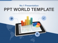 아이콘 그래프 PPT 템플릿 스마트한 매출 관리 시스템(자동완성형포함)_슬라이드1