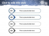 얼음 얼음결정 PPT 템플릿 은은한 겨울 눈꽃(자동완성형포함)_슬라이드5