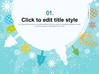 눈 겨울 PPT 템플릿 크리스마스 일러스트(자동완성형포함)_슬라이드3