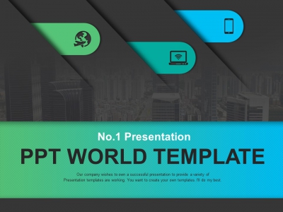 폰 스마트폰 PPT 템플릿 컬러풀한 비즈니스 아이콘(자동완성형포함)(메인)