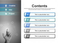 초점 포인트 PPT 템플릿 창의적인 아이디어 프로젝트_슬라이드1