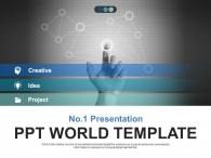 초점 포인트 PPT 템플릿 창의적인 아이디어 프로젝트(자동완성형포함)_슬라이드1
