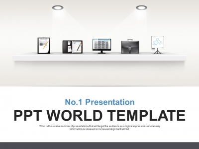 메모지 스티커 PPT 템플릿 비즈니스 포인트 아이콘