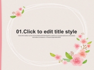 낭만 감성 PPT 템플릿 핑크빛 봄나무(자동완성형포함)_슬라이드3