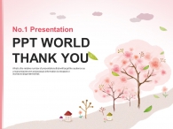 낭만 감성 PPT 템플릿 핑크빛 봄나무(자동완성형포함)_슬라이드36