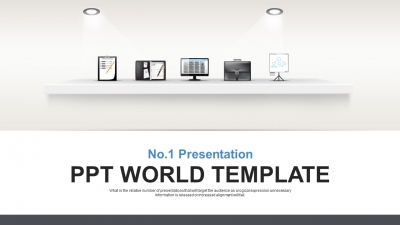 메모지 스티커 PPT 템플릿 비즈니스 포인트 아이콘(자동완성형포함)_슬라이드1