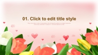 화사한 따뜻한 PPT 템플릿 사랑은 핑크색(자동완성형포함)_슬라이드3