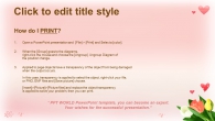 화사한 따뜻한 PPT 템플릿 사랑은 핑크색(자동완성형포함)_슬라이드4