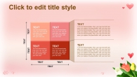 화사한 따뜻한 PPT 템플릿 사랑은 핑크색(자동완성형포함)_슬라이드7