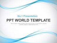 패턴 물결 PPT 템플릿 블루물결그래픽(자동완성형포함)_슬라이드1