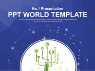 새싹 아이콘 PPT 템플릿 친환경 에너지 개발 아이디어(자동완성형포함)_슬라이드1