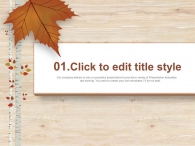 낙엽 노을 PPT 템플릿 가을 나무액자 템플릿(자동완성형포함)_슬라이드3