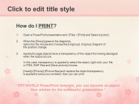 나른한 벚꽃길(자동완성형포함) 파워포인트 PPT 템플릿 디자인_슬라이드4
