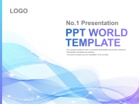 그라데이션 물결 템플릿(자동완성형포함) 파워포인트 PPT 템플릿 디자인_슬라이드1