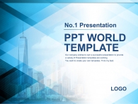 블루 그래픽 회사소개서 파워포인트 PPT 템플릿 디자인_슬라이드1