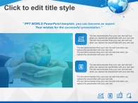 블루 글로벌 IT 회사소개서(자동완성형포함) 파워포인트 PPT 템플릿 디자인_슬라이드7