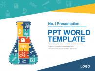 과학실험 아이콘(자동완성형포함) 파워포인트 PPT 템플릿 디자인_슬라이드1